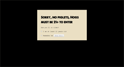 Desktop Screenshot of blackhogbrewing.com