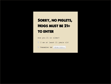 Tablet Screenshot of blackhogbrewing.com